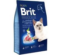 BRIT Cat Premium by Nature Sterilised lamb 8 kg