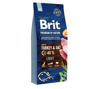 Brit Premium by Nature Ligh 15 kg Universale Mela, Pollo, Mais, Tacchino
