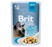 BRIT Premium Cat Fillets in Gravy cibo umido di pollo per gatti 24x85 g