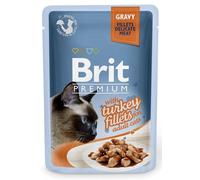 BRIT Premium Cat Fillets in Gravy cibo umido di tacchino per gatti 24x85 g
