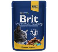 Brit Premium Cat Chicken & Turkey bustina 24 x 100 g