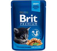 BRIT Premium Cat Pouches Chicken Chunks for Kitten 100g
