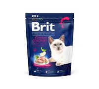 Brit Premium - Cibo Secco per Gatti Sterilizzati, Pollo, 300 g | Alimento completo al pollo per gatti sterilizzati: supporta vie urinarie, equilibrio del pH, digestione, peso, pelle e pelo.