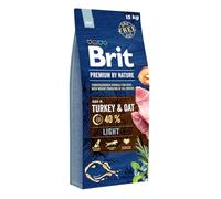 Brit Premium Light - Cibo secco per il controllo del peso dei cani, 15 kg