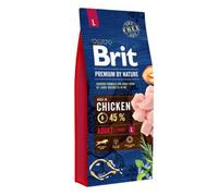 Brit Premium Nature Adult Large Dog Pollo (scadenza: 12/10/2025) - 15 Kg - Croccantini per cani - 1° ORDINE? scegli lo sconto BZR5 / BZR20 + 200 punti fedeltà