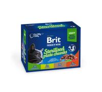 BRIT PREMIUM Pouch Sterile Plate 12x100g per gatti sterilizzati