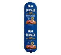 Brit Premium Sausage 12 x 800 g umido per cane - Manzo & Pesce