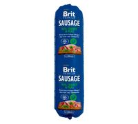 Brit Premium Sausage 12 x 800 g umido per cane - Tacchino & Piselli