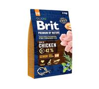 Brit Premium Senior S/M - Cibo secco per cani senior di taglia S/M, 3 kg
