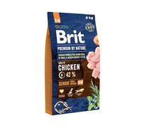 Brit Premium Senior S/M - Cibo secco per cani senior di taglia S/M, 8 kg
