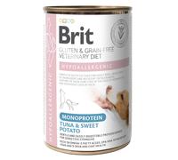 BRIT Veterinary Diet Dog Hypoallergenic Monoprotein Tuna 400g con tonno per cani con allergie e problemi cutanei