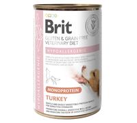 BRIT Veterinary Diet Dog Hypoallergenic Monoprotein Turkey 400g con tacchino per cani con allergie e problemi cutanei