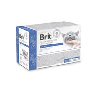 BRIT Veterinary Diet Grain Free Recovery Cat Fillets in Gravy Salmon 12x85g per gatti in fase di convalescenza