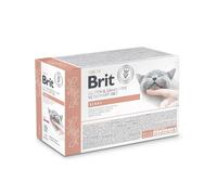 BRIT Veterinary Diet Grain Free Renal Cat Fillets in Gravy Salmon 12x85g per gatti che supportano le funzioni renali