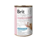Brit Veterinary Diet Hypoallergenic Monoprotein scatoletta - tonno, patate dolci 400 g