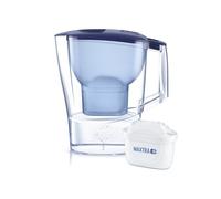 Brita Aluna Caraffa filtrante, Imbuto Brocca: SMMA^Coperchio: ABS, Blu, 25 x 10 x 25.5 cm, 4 unità