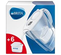 Brita Marella Caraffa Filtrante per Acqua, 2.4 Litri, 6 Filtri Maxtra+ inclusi