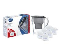 BRITA Marella kit Cool (2,4 l) graphite con 6 filtri MAXTRA PRO inclusi