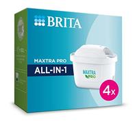 BRITA Cartuccia Filtro acqua MAXTRA PRO Pure Performance (All-in-1) Confezione da 4 - Filtro acqua caraffa filtro - riduzione 2 delle microimpurità come alcuni PFAS3, metalli, cloro e tartaro
