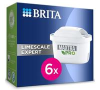 BRITA Filtro acqua rubinetto MAXTRA PRO Limescale Expert - 6 pezzi | Filtri per acqua originali caraffe filtranti BRITA riduzione del calcare extra e ideale per bevande calde (scorta semestrale)