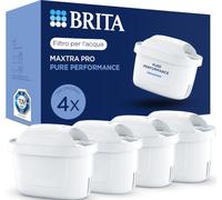 BRITA Filtro acqua rubinetto MAXTRA PRO Pure Performance - 4 pezzi | Ricarica originale compatibile con caraffe BRITA - Riduce micro impurità, PFAS, cloro, calcare e metalli (confezione iniziale