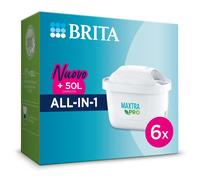 Brita Filtro per acqua MAXTRA PRO All-in-1 Pacchetto di risparmio semestrale da 6 filtri - NUOVO MAXTRA Riduce impurità cloro