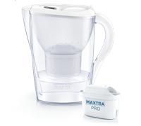 BRITA Marella kit Cool (2,4 l) white con 6 filtri MAXTRA PRO inclusi