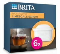 BRITA Maxtra Pro - Cartuccia per filtro dell'acqua Limescale Expert, confezione da 6, ricarica originale BRITA per la massima protezione degli elettrodomestici, riducendo impurità, cloro e metalli