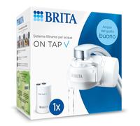 BRITA ON TAP V incl 1 x filtro acqua rubinetto V (4 mesi) riduce cloro PFAS