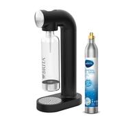 Brita sodaONE Gassatore d'acqua frizzante Nero/Argento PET 129 mm x 240 mm x 450 mm