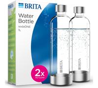 BRITA SodaOne PET Bottle (2x 1 L) Confezione da 2 bottiglie per gasatore sodaONE