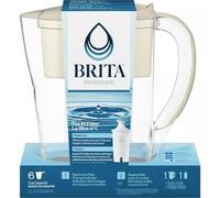 Brita Space Saver - Brocca filtrante per 6 tazze con 1 filtro standard, colore: Beige