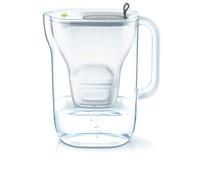 BRITA Style Caraffa Filtrante con 1 Filtro Maxtra+ Incluso, Bianco e Grigio, 2.4 Litri