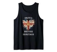 Britain GB Patriots UK Regno Unito Orgoglioso Patrimonio Britannico Canotta