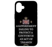 BRITAIN PATRIOTIC BRITISH PRIDE SUPPORTER PROTEGGERE IL PAESE DEL REGNO UNITO Custodia per iPhone 16 Plus