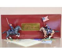 Britains 17481 Guerra Civile Americana Montaggio Union Ufficiale & Flag Bearer
