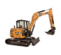Britains Escavatore Midi Muddy 1:32 JCB 86C-2, giocattolo da collezione per set di fattoria, giocattoli per trattori compatibili con animali e giocattoli da fattoria in scala 1:32, adatto per
