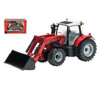 BRITAINS LC43082 MASSEY FERGUSON 6616 TRACTOR WITH FRONT LOADER 1:32 Modellino