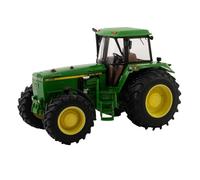 Britains Modello Trattore John Deere 4955 UE, replica in metallo stampato dettagliato con caratteristiche autentiche. Giocattolo robusto per appassionati di agricoltura e bambini.