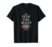 BRITAINS Patriots, I SOSTENITORI del British Pride FERMANO Le Barche nel Regno Unito Maglietta
