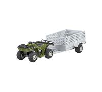 Britains Quad con rimorchio - Set da collezione scala 1:32 per bambini e adulti - Giocattoli in metallo per interni ed esterni - Giocattoli educativi +3 anni - Regali di compleanno e Natale