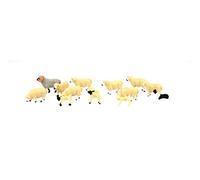 Britains- Sheep Set, Collectable Toy, Toys, Compatible with all 1:32 Scale Farm Animale Giocattolo, Multicolore, Schaf, 43282