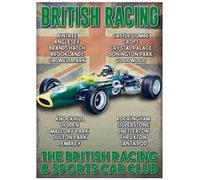 Britannico Corsa Insegna Grande IN Metallo 400mm x 300mm ( Og )