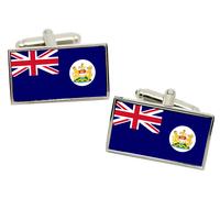 Britannico Hong Kong Bandiera Gemelli IN Cromata Cofanetto Regalo
