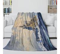 Britannico King George V Corazzata Coperta - Militare Coltre Regalo Compleanno Per Il Marito/fidanzato/fidanzata - Coltre Calda Per Mostrare Il Vostro Accompagnamento E La Cura 50x60inch(127x152cm)