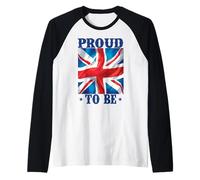 Britannico, Orgoglioso di Essere Britannico, Inghilterra, Regno Unito, Regno Unito Maglia con Maniche Raglan