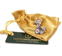 Britannico WW2 Caccia Spitfire E Tondo Guerra Aereo Gemelli Cufflinks.Direct