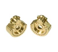 BritBolt 1/10 RC Crawler Assle Upgrade Parti di aggiornamento in ottone Bilancio contrappeso Peso per alloggiamento del portale pneumatico compatibile con vari modelli(1Pair)