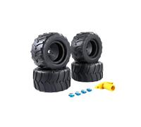 BritBolt 1/5 Auto RC Off Pnettiche di strada con dadi a ruote compatibili con parti dei modelli XLT Rofun Rovan(Tire with Blue Nut)