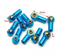 BritBolt 10pcs metal m3 m4 m4 tie ginnascola ginnastica ammortizzabile am(M3 Light Blue)